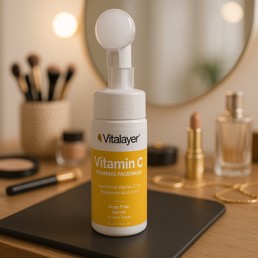 فوم شستشو صورت ویتالایر پوست خشک