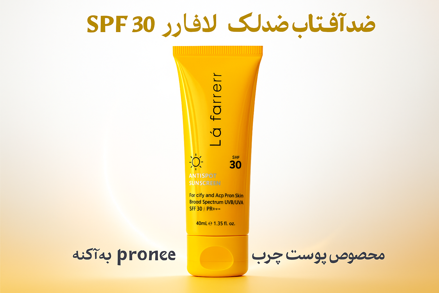 ضدآفتاب ضدلک لافارر SPF 30 مخصوص پوست چرب