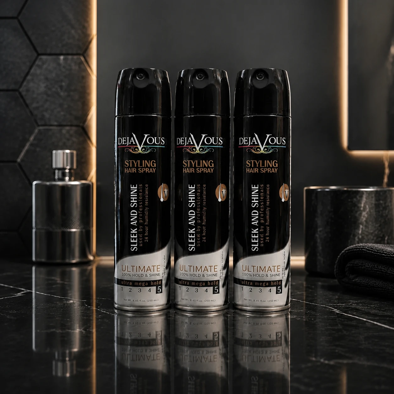 اسپری مو دژاووس (Deja Vous) مدل Sleek & Shine